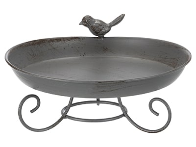 Vogelbad mit Standfuß