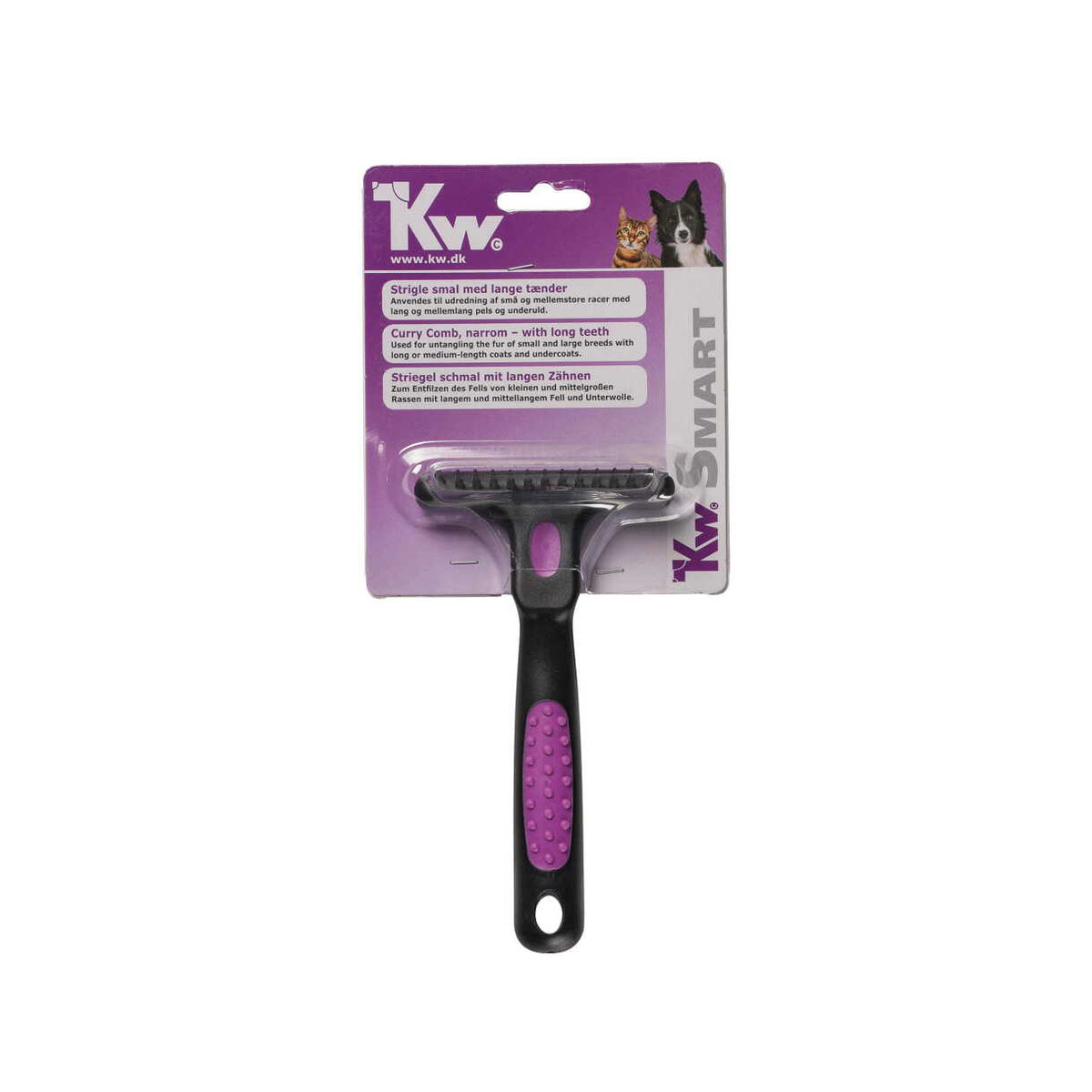 KW SMART Katzen- und Hundebürste, klein, 8 cm
