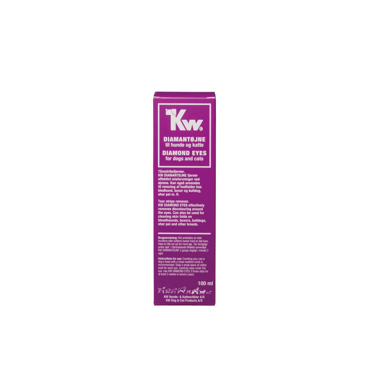 KW Diamant-Augenpflegemittel für Hunde und Katzen, 100 ml