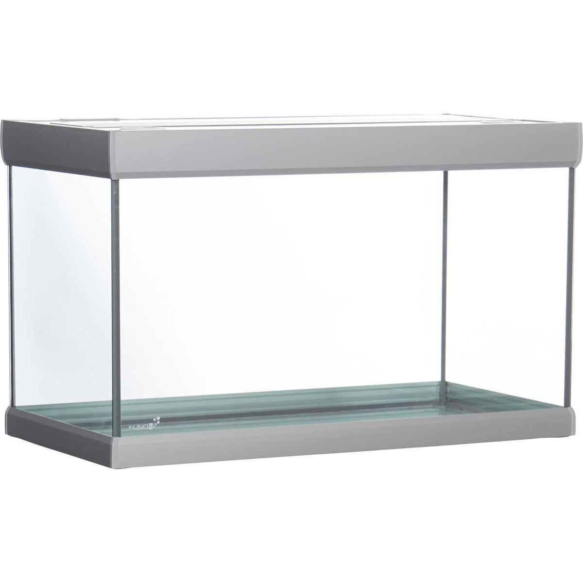 AkvaStabil FUSION Aquarium - 80 x 40 x 49 cm - 144 Liter - silberfarben