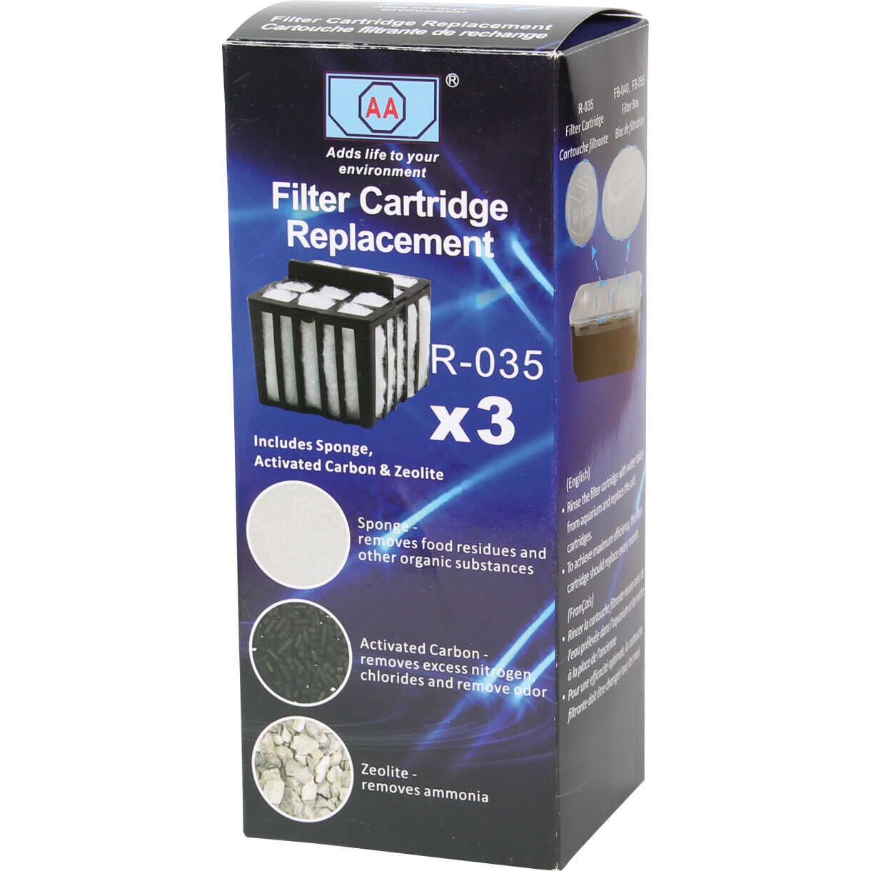 Filtermassen für A54ST Aquarien