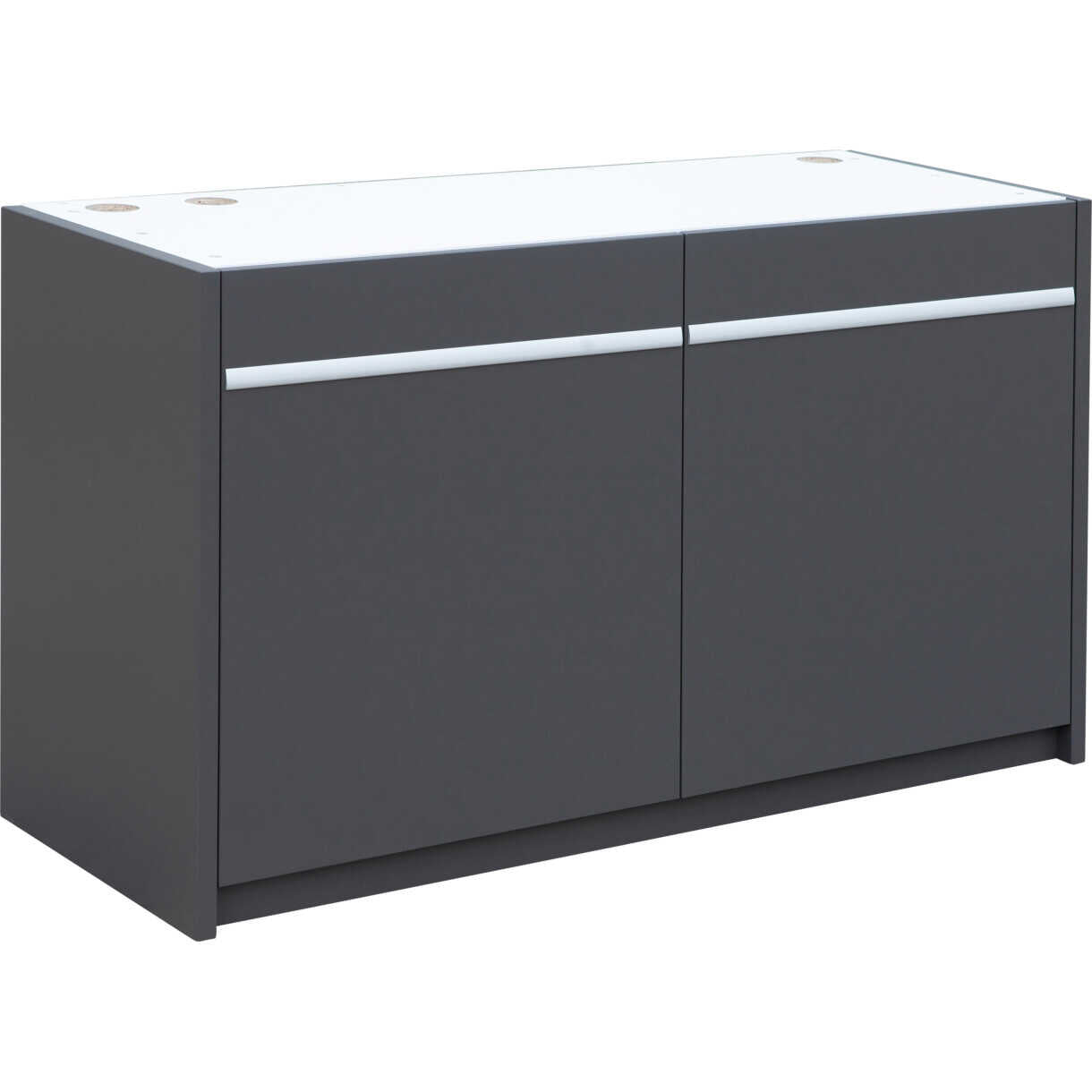 Unterschrank für AkvaStabil move Aquarium 130 x 50 x 79 cm - grau - 360 Liter