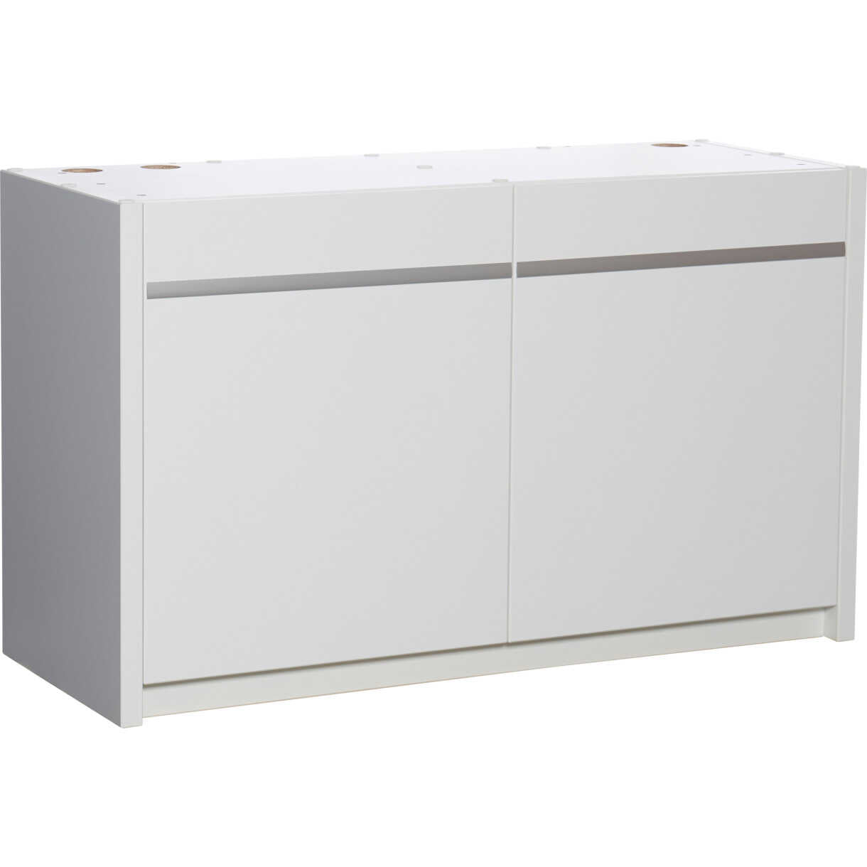 Unterschrank für AkvaStabil move Aquarium 130 x 50 x 79 cm - Weiß - 360 Liter