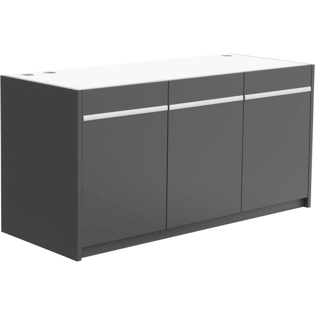 Unterschrank für AkvaStabil Move Aquarium 160 x 60 x 79 cm - grau - 576 Liter