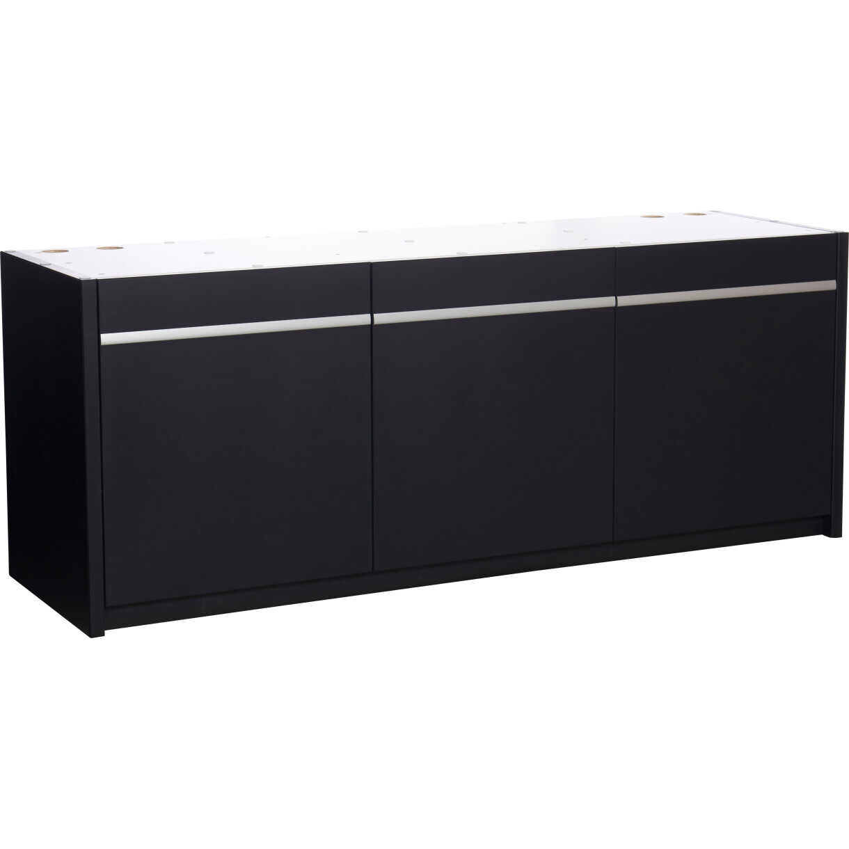 Unterschrank für AkvaStabil move Aquarium 200 x 60 x 79 cm - schwarz - 720 Liter