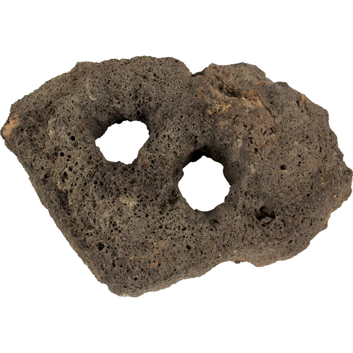 Geschnitzte Lavasteine für Aquarien mit 2 Höhlen