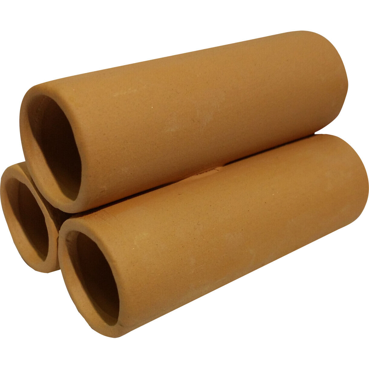 Garnelenrohr für Aquarien - rund - braun