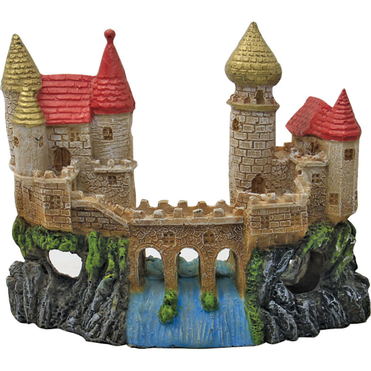 4FISH Aquarium Dekoration Borg 16 x 6,5 x 12,5 cm