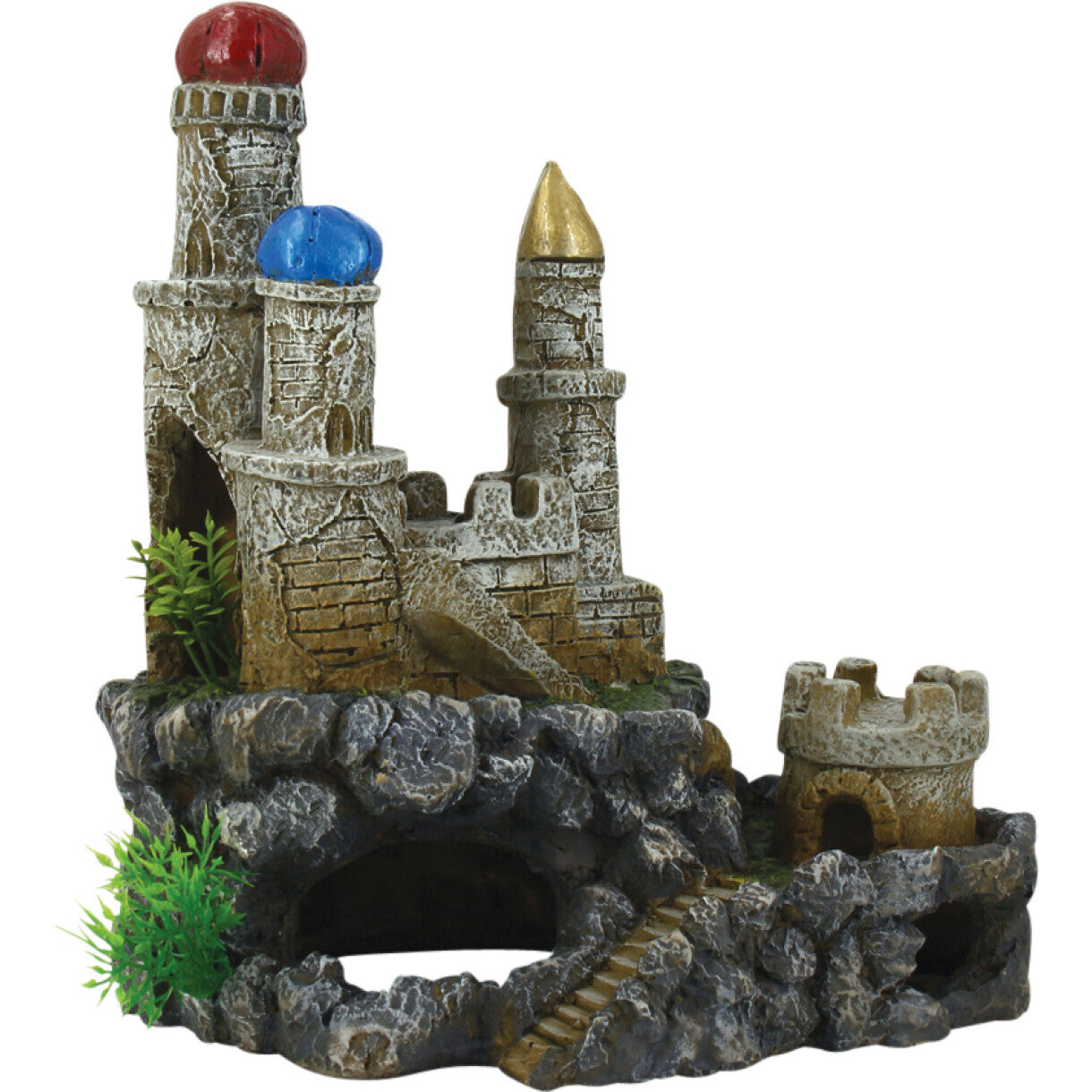 4FISH Aquarium Dekoration Borg 19 x 14,5 x 22 cm