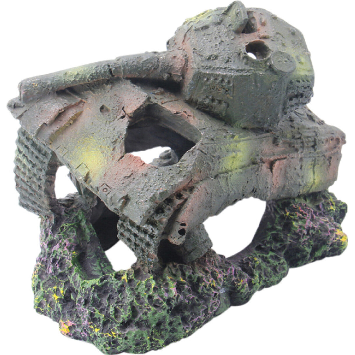 4FISH Aquarium Dekoration Tank 16,7 x 10,7 x 12,3 cm