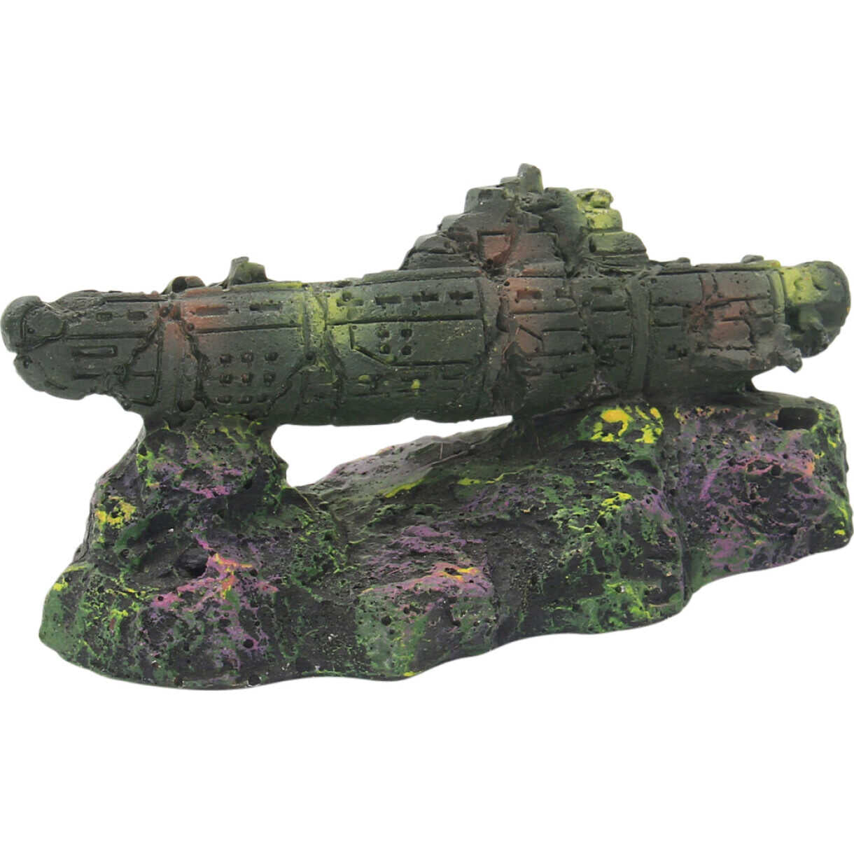 4FISH Aquarium Dekoration Unterwasserboot 9,7 x 4,3 x 4,2 cm