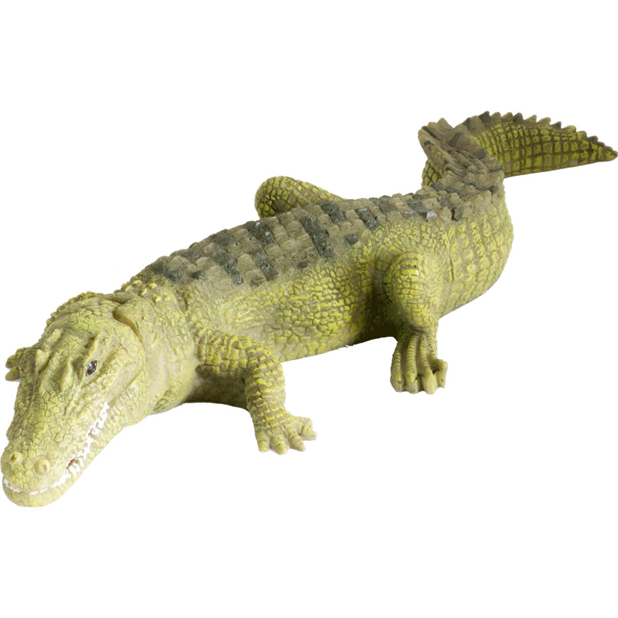 4FISH Aquarium Dekoration Krokodil 23,5 x 8,5 x 3,5 cm