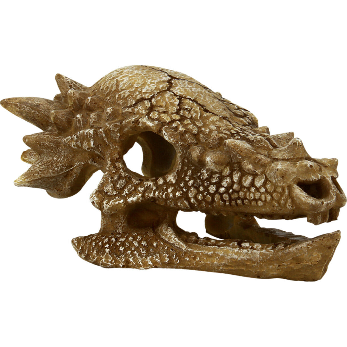 4FISH Aquarium Dekoration Totenkopf 15,3 x 11 x 7,5 cm