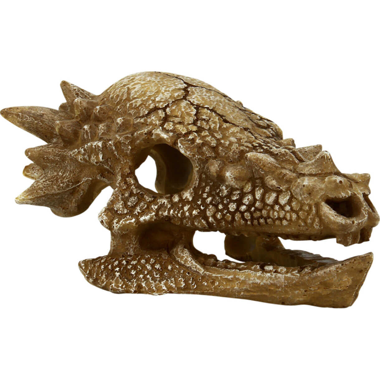 4FISH Aquarium Dekoration Totenkopf 15,3 x 11 x 7,5 cm