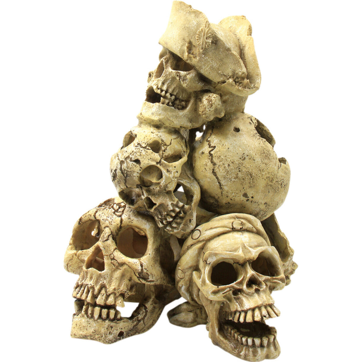 4FISH Aquarium Dekoration Totenköpfe 25 x 21 x 27,7 cm