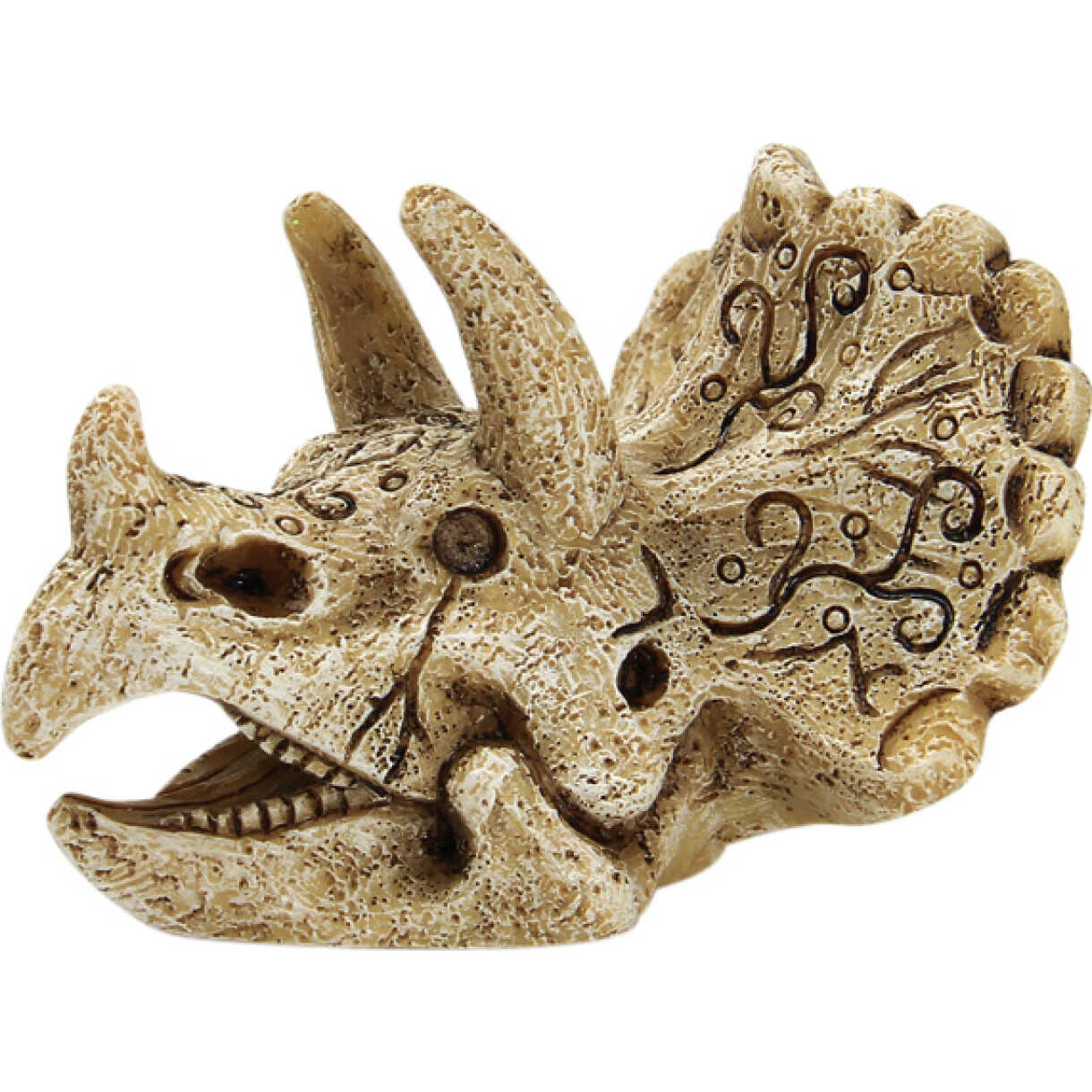 4FISH Aquarium Dekoration Totenkopf 8 x 7 x 5,5 cm