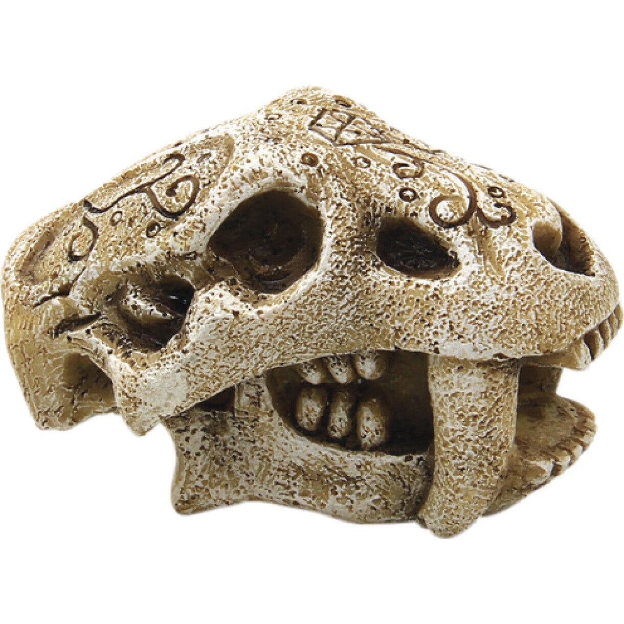 4FISH Aquarium Dekoration Totenkopf 7,5 x 4,2 x 4,2 cm