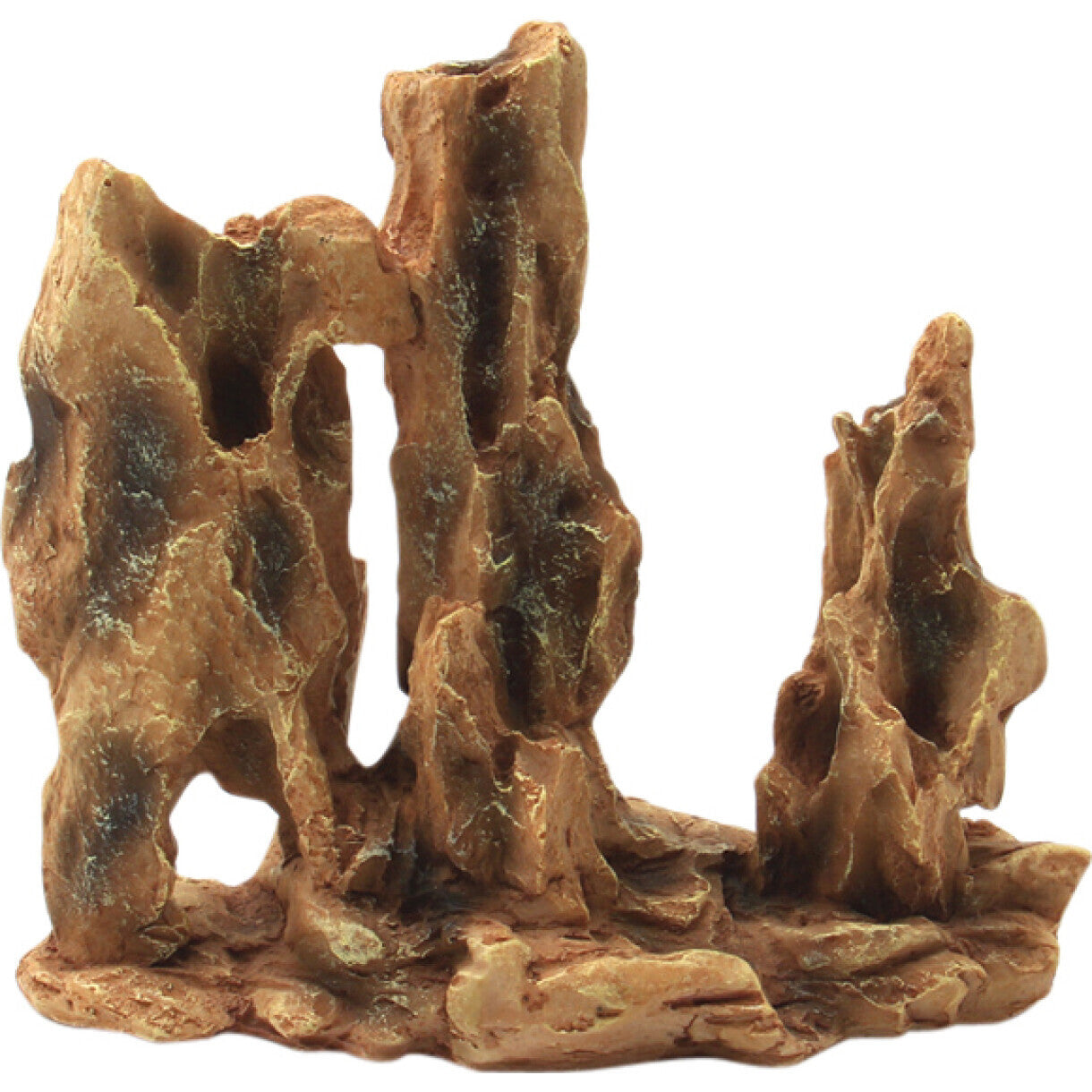 4FISH Aquarium Dekoration Landschaft 15,2 x 6,8 x 13,7 cm