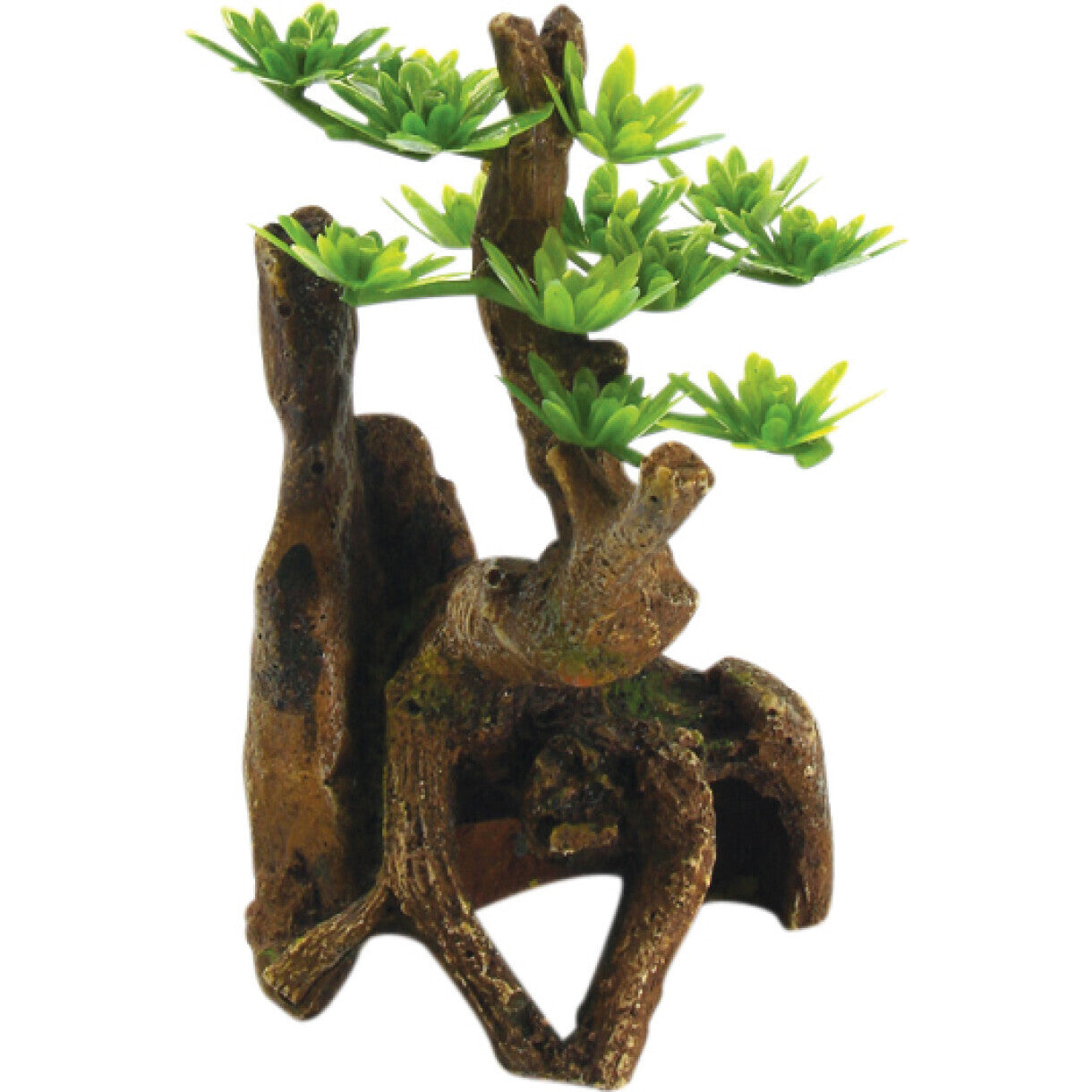 4FISH Aquarium Dekoration Holz 7 x 6,5 x 11,2 cm