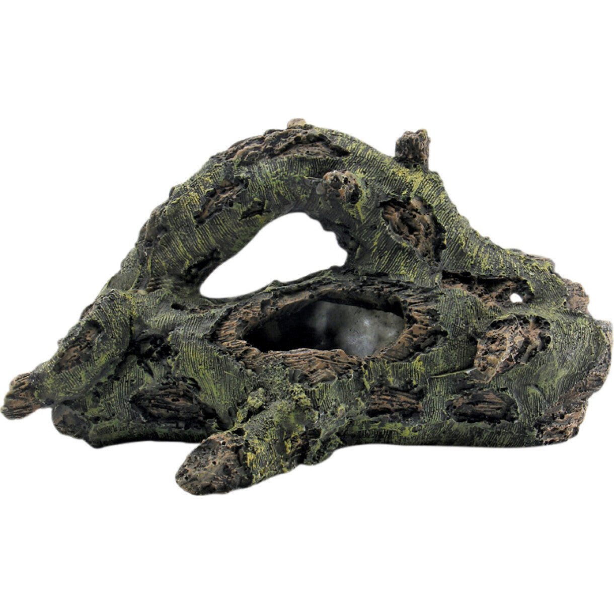 4FISH Aquarium Dekoration Holzklotz 16,5 x 10,2 x 9 cm