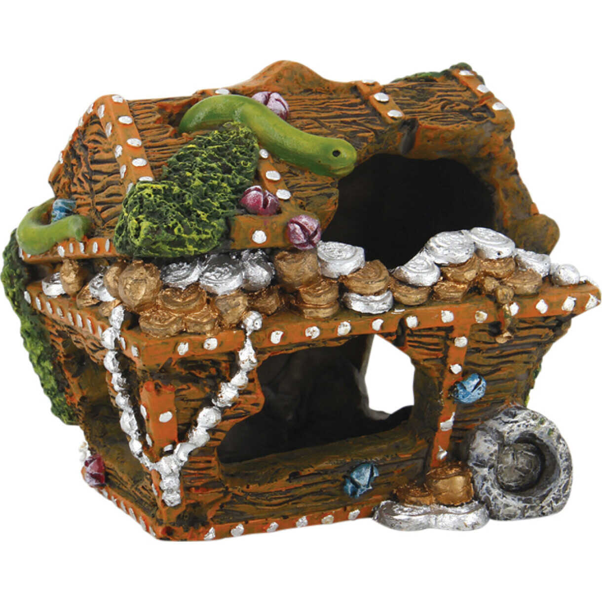 4FISH Aquarium Dekoration Box 10,7 x 8,5 x 9,2 cm