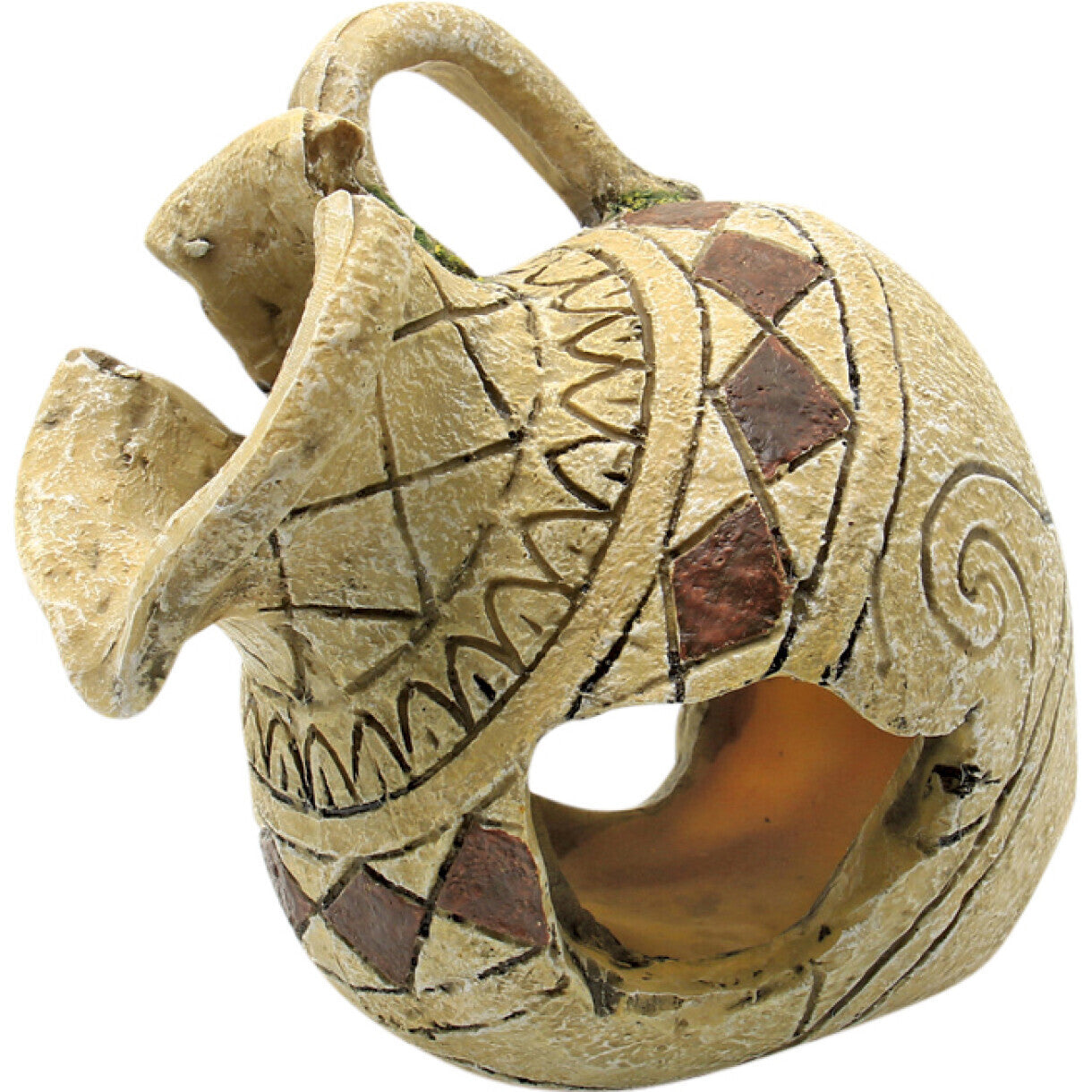 4FISH Aquarium Dekoration Jar 13,5 x 10,3 x 12,2 cm