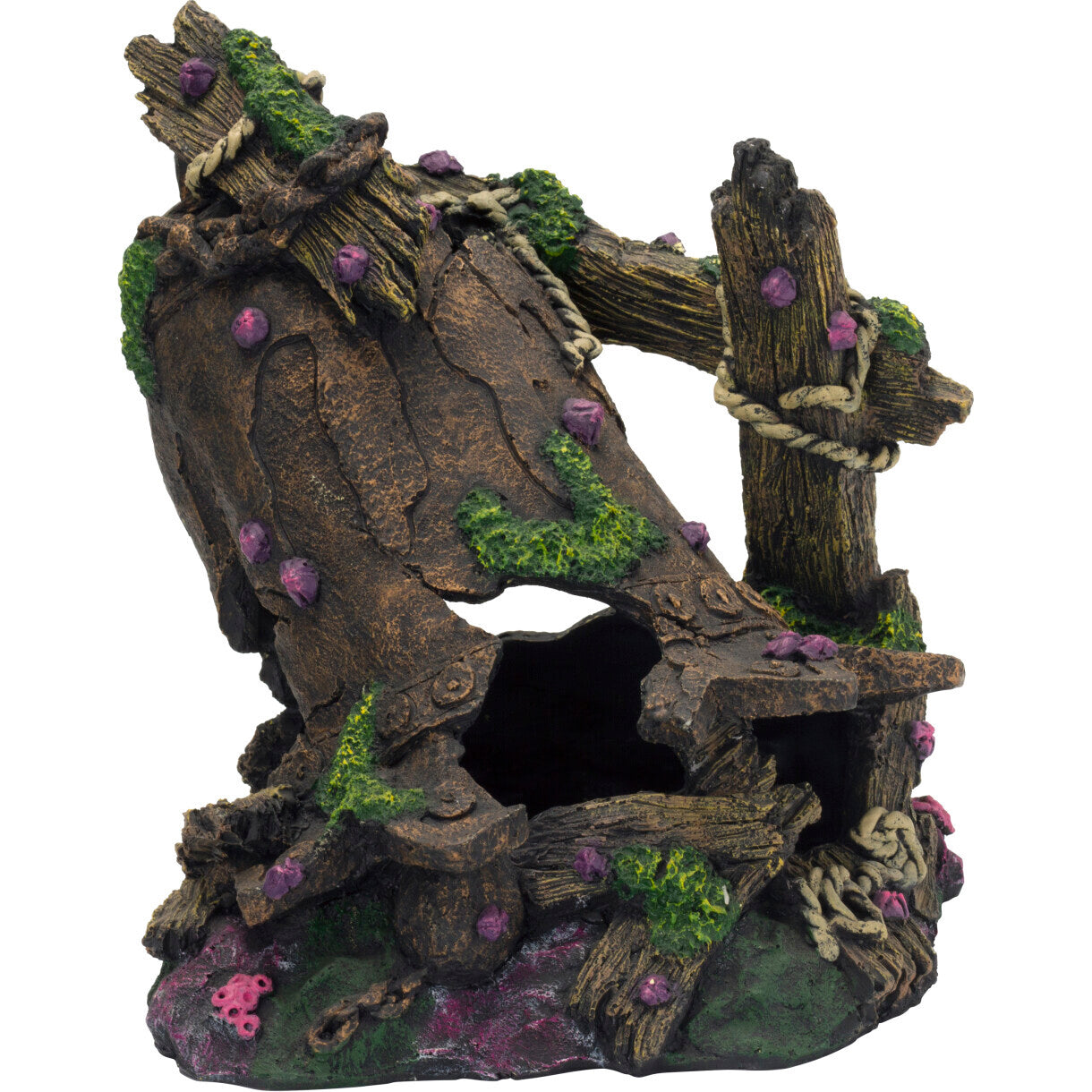 4FISH Aquarium Dekoration Barrel