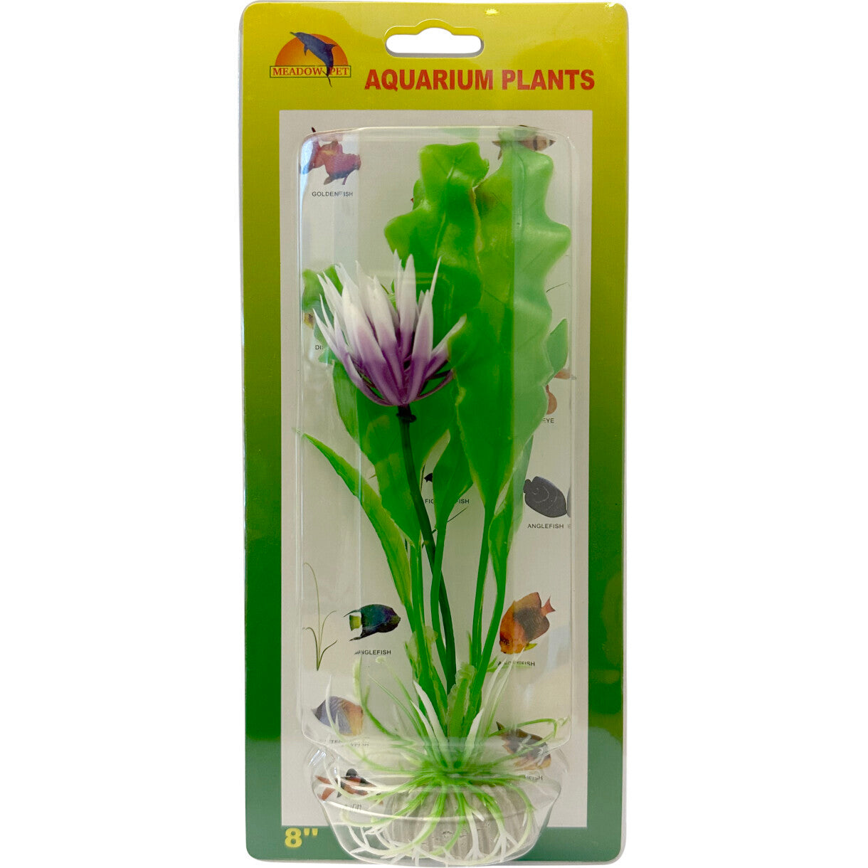 Aquarium Plastikpflanze Pflanze mit Blume 20 cm