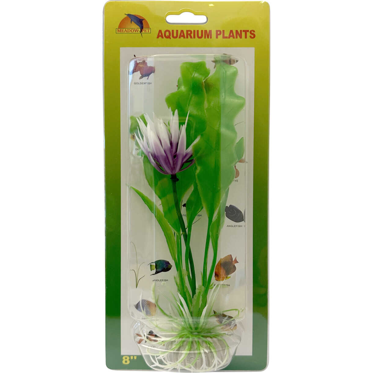 Aquarium Plastikpflanze Pflanze mit Blume 20 cm