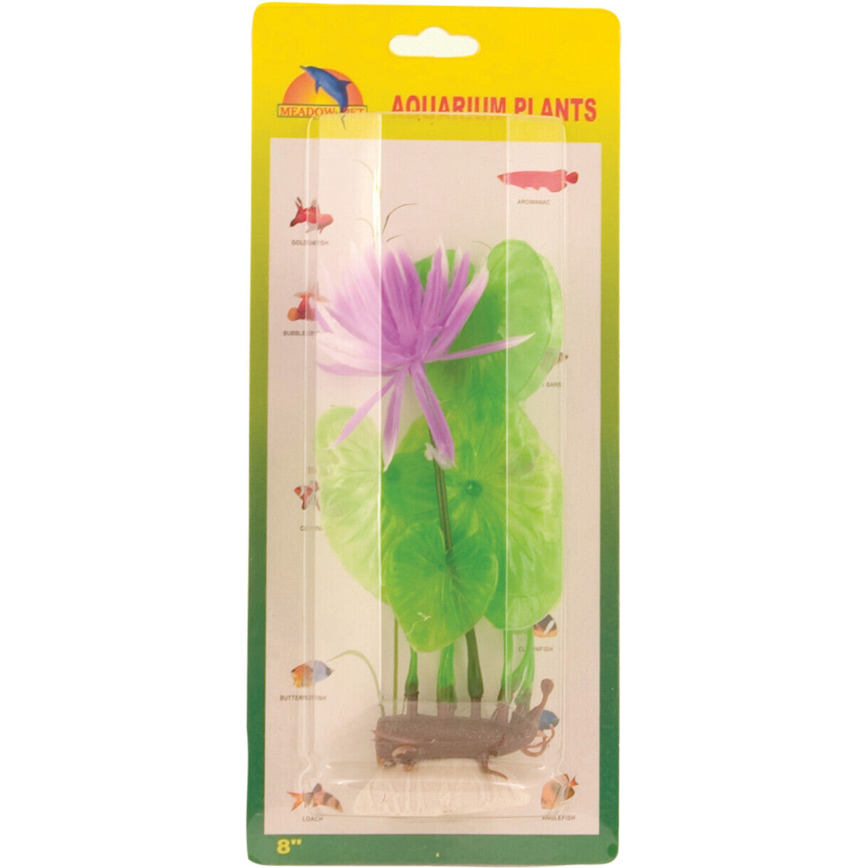 Aquarium Plastikpflanze Seerose 20 cm