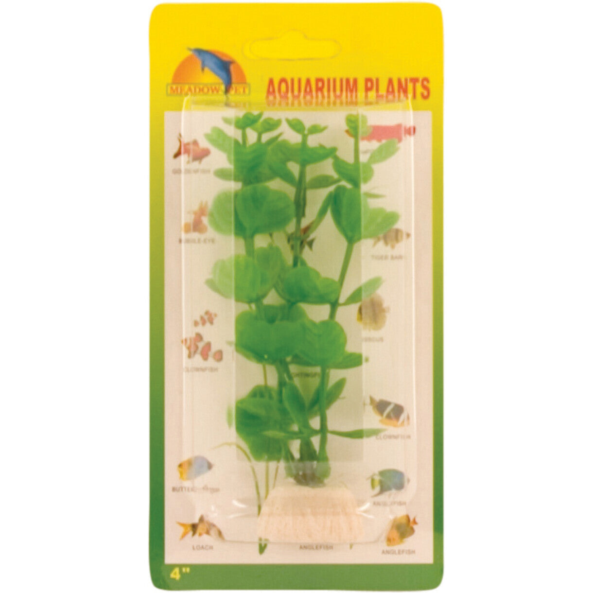 Aquarium Plastikpflanze Geldblatt 10 cm
