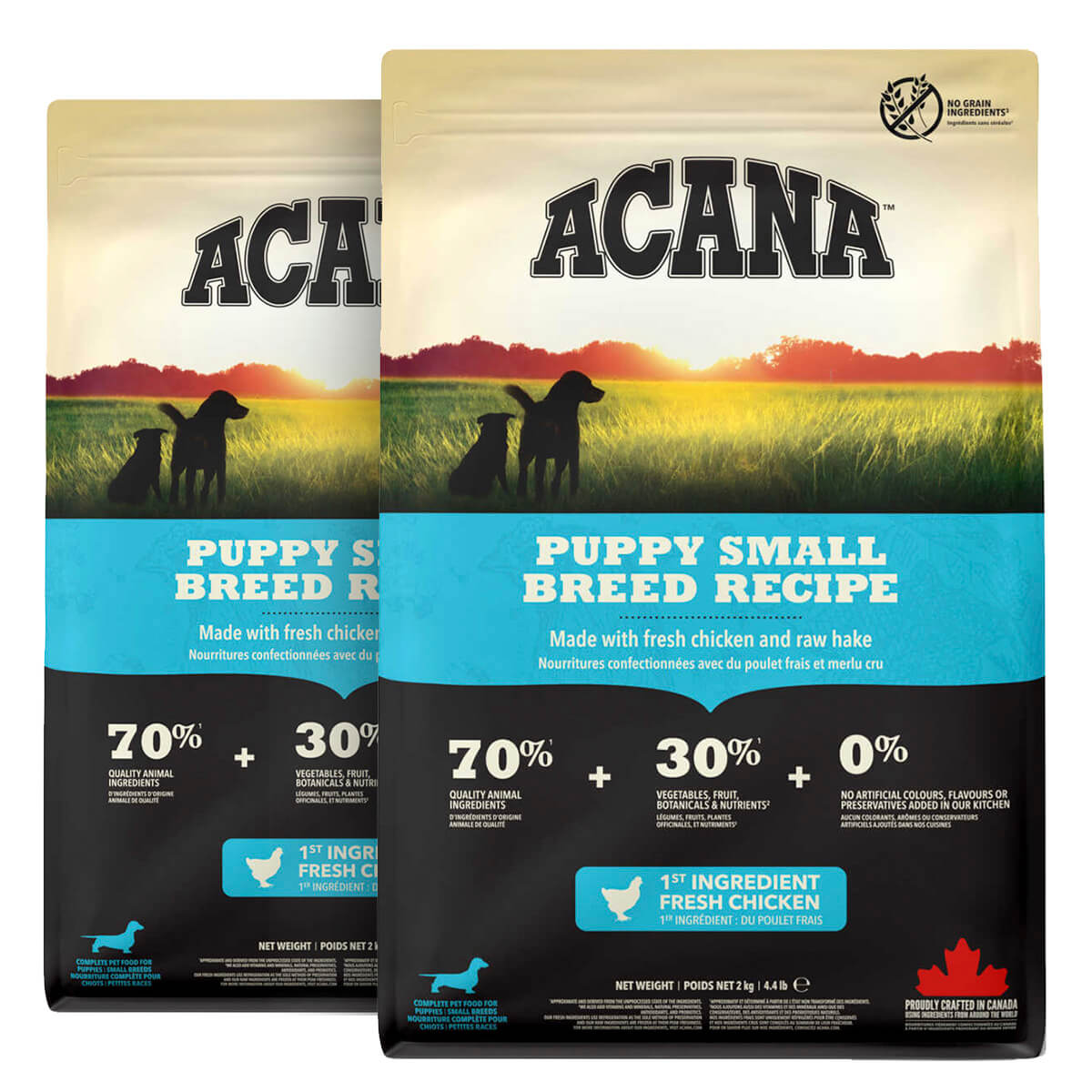 2 x 6 kg. Acana Puppy Small Breed Welpenfutter mit Huhn und Fisch