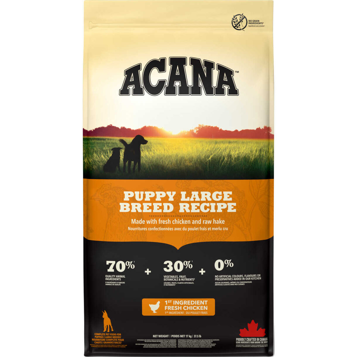 17 kg. ACANA Dog Range Puppy Large Breed (Huhn und Fisch)