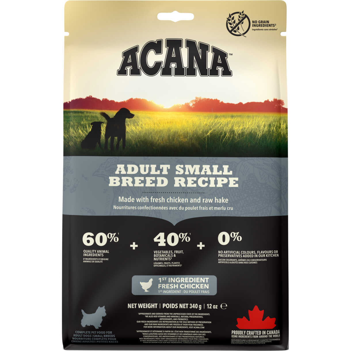 Acana Adult Small Breed Hundefutter mit Huhn und Fisch