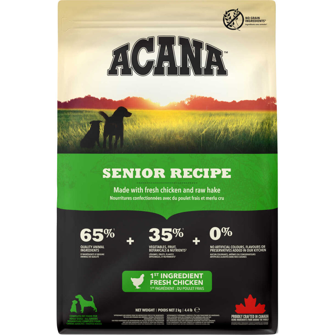 Acana Senior Hundefutter mit Huhn und Fisch