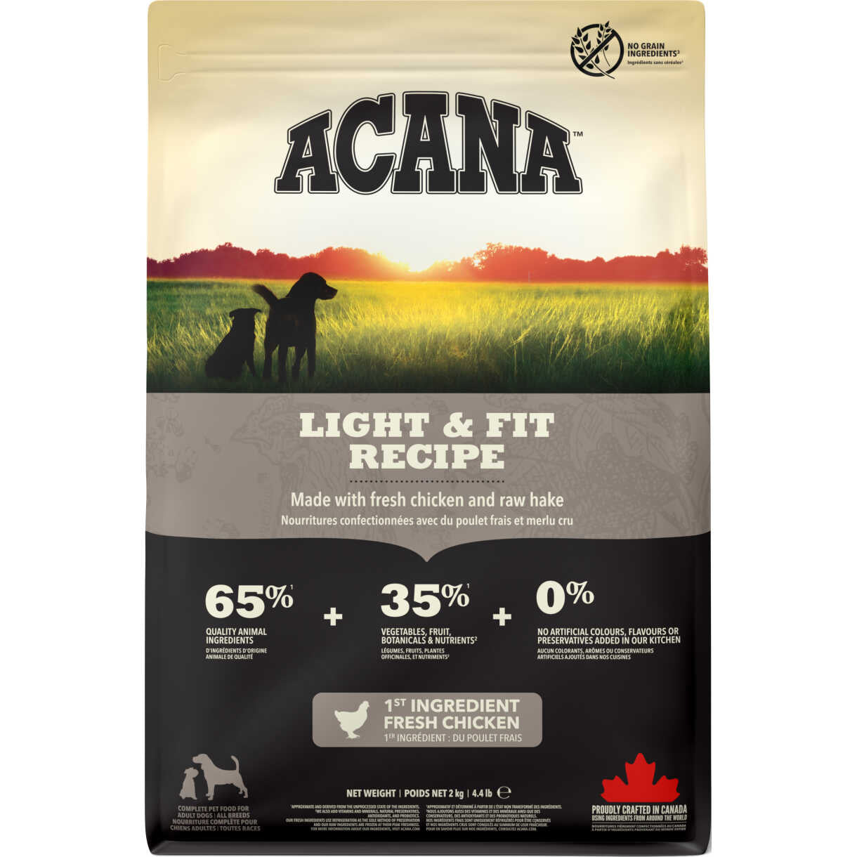 Acana Light & Fit Hundefutter mit Huhn und Fisch