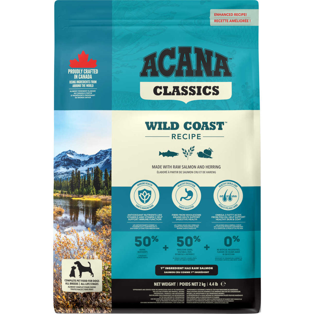 Acana Classics Wild Coast Hundefutter mit Huhn und Fisch