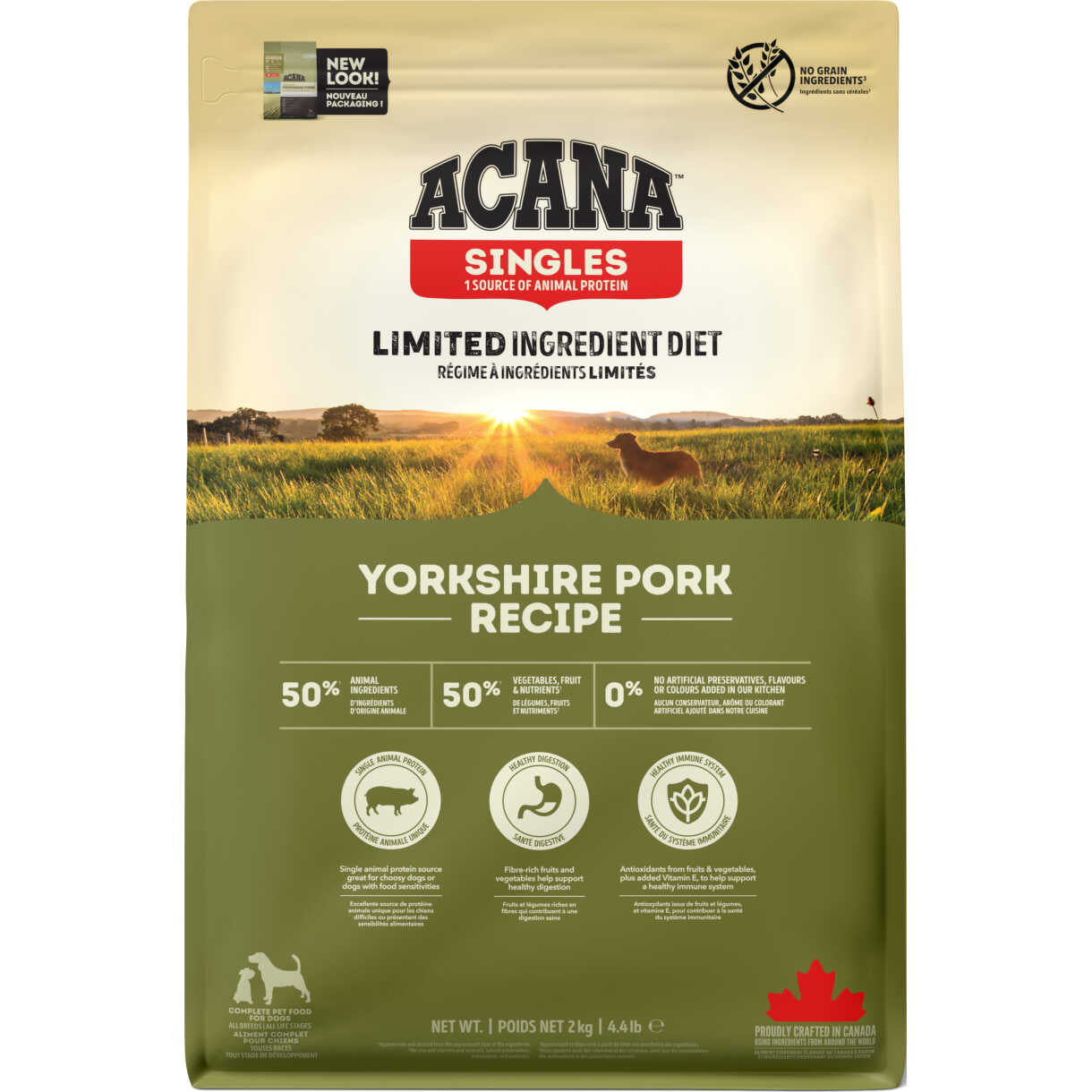 Acana Singles Yorkshire Pork Hundefutter mit Schweinefleisch