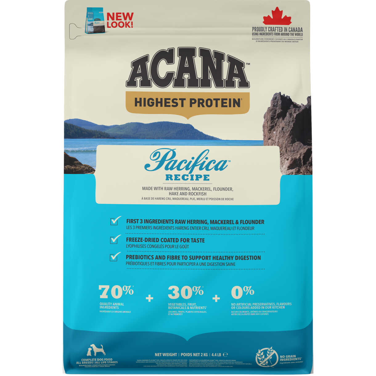 Acana Highest Protein Pacifica Hundefutter mit Makrele