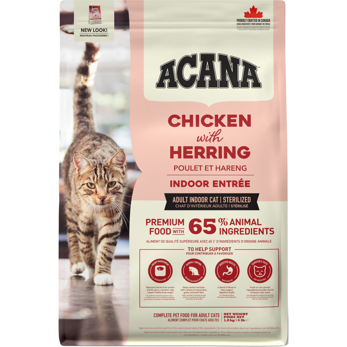Acana Indoor Entree Katzenfutter mit Huhn und Fisch