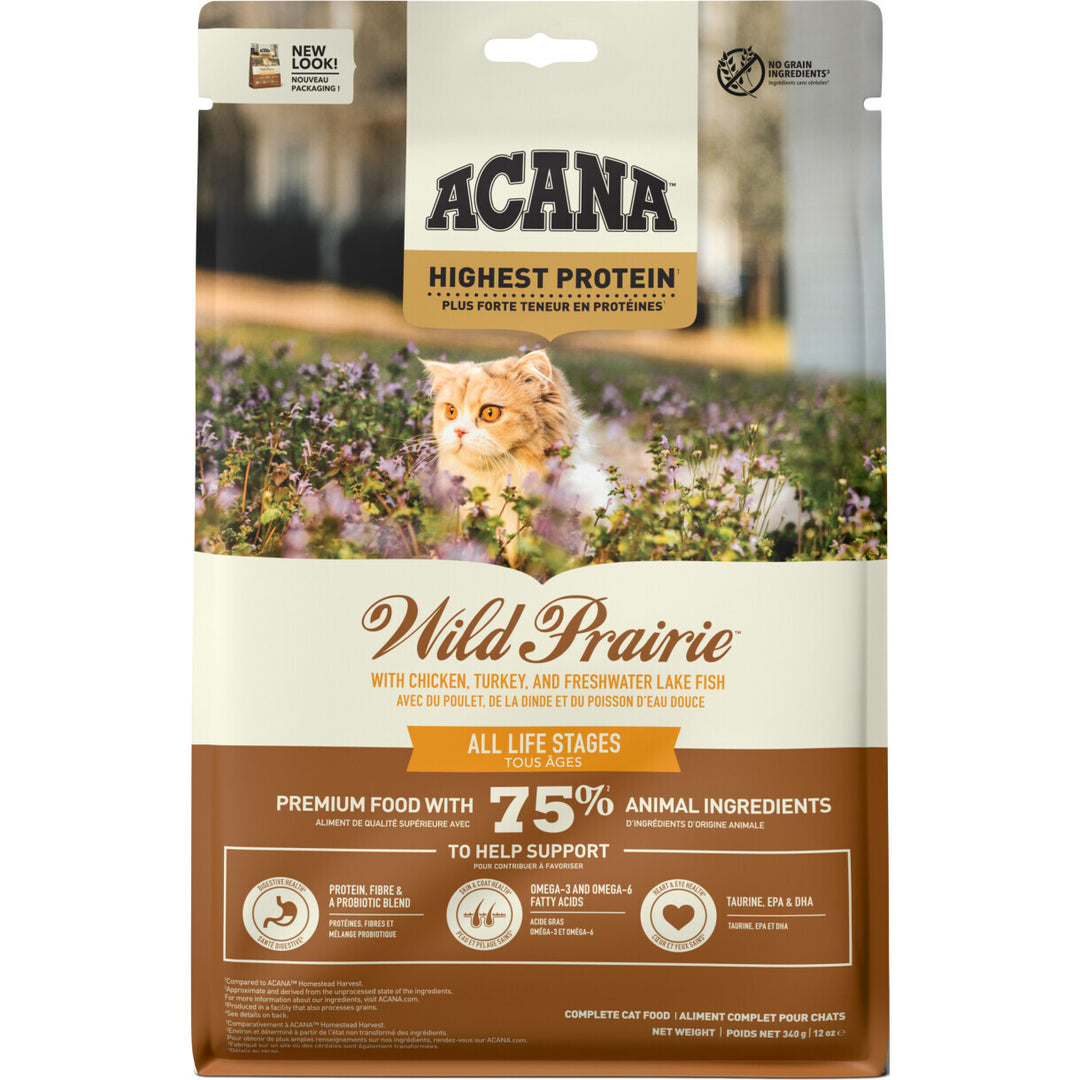Acana Highest Protein Wild Prairie Katzenfutter mit Huhn und Truthahn