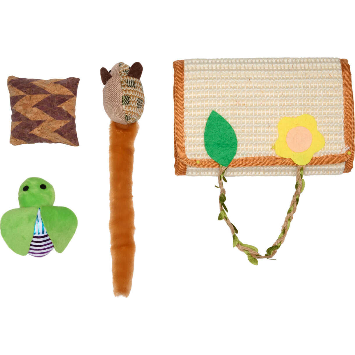 Spielzeug-Geschenkbox für Katzen - 4 verschiedene Spielzeuge