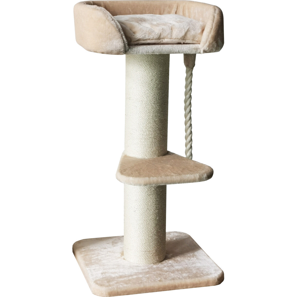 Katzenkratzbaum mit Ablagefläche