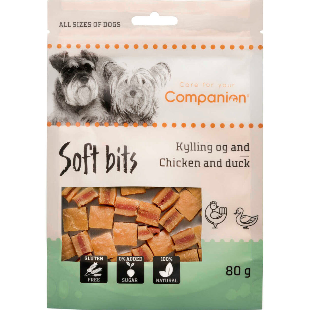 80 g Companion Soft Dog Snack mit Huhn und Ente