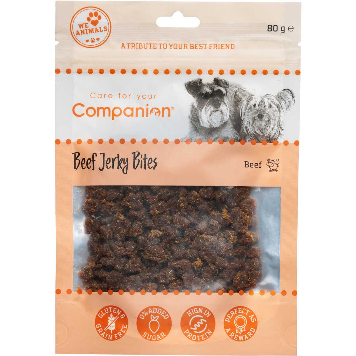 Companion Beef Jerky Bites – getrocknetes Rindfleisch in Häppchen
