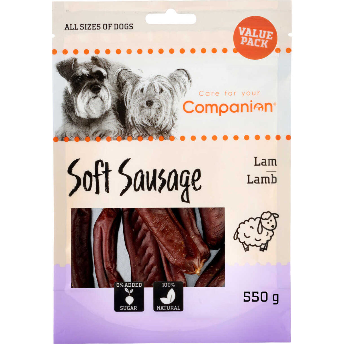 Companion Soft Sausage (Lamm) – Sparpackung