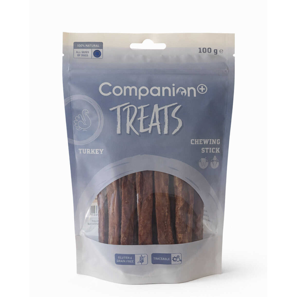 100g Companion+ Vital Chews für Hunde, mit Truthahn und Glucosamin