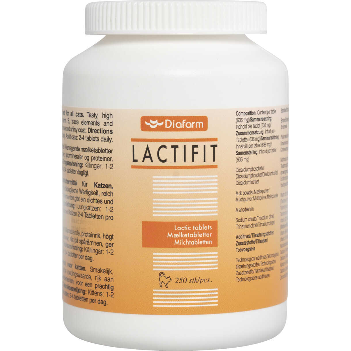 Diafarm LactiFit Milchsäurebakterien-Tabletten für Katzen