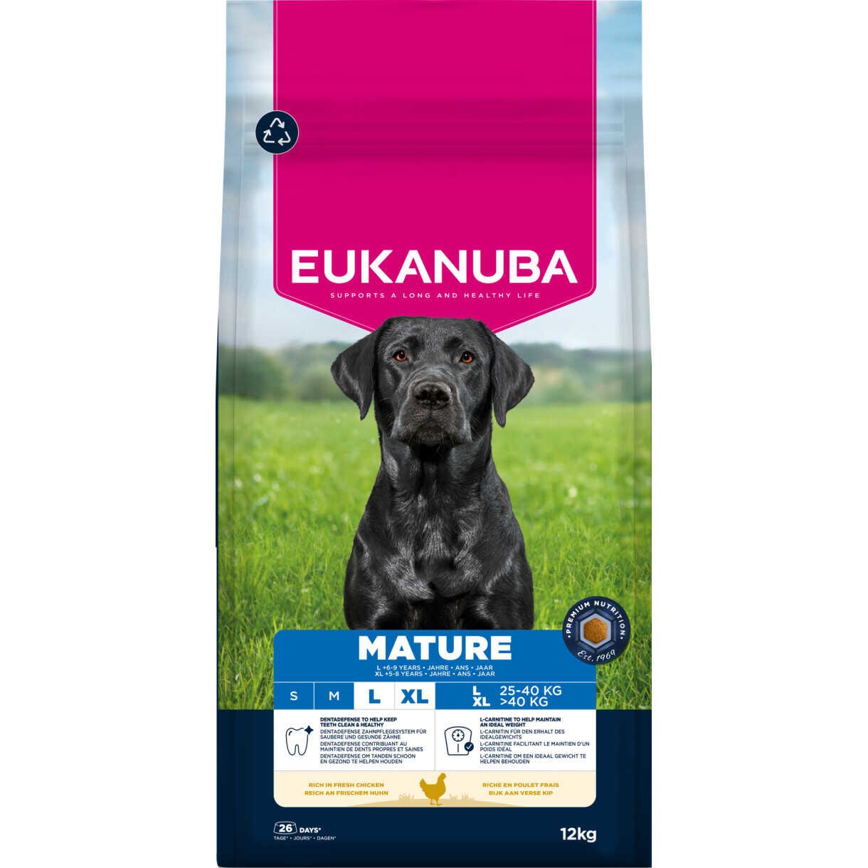 Eukanuba Hundefutter Ältere große Rassen von 7 bis 10 Jahren
