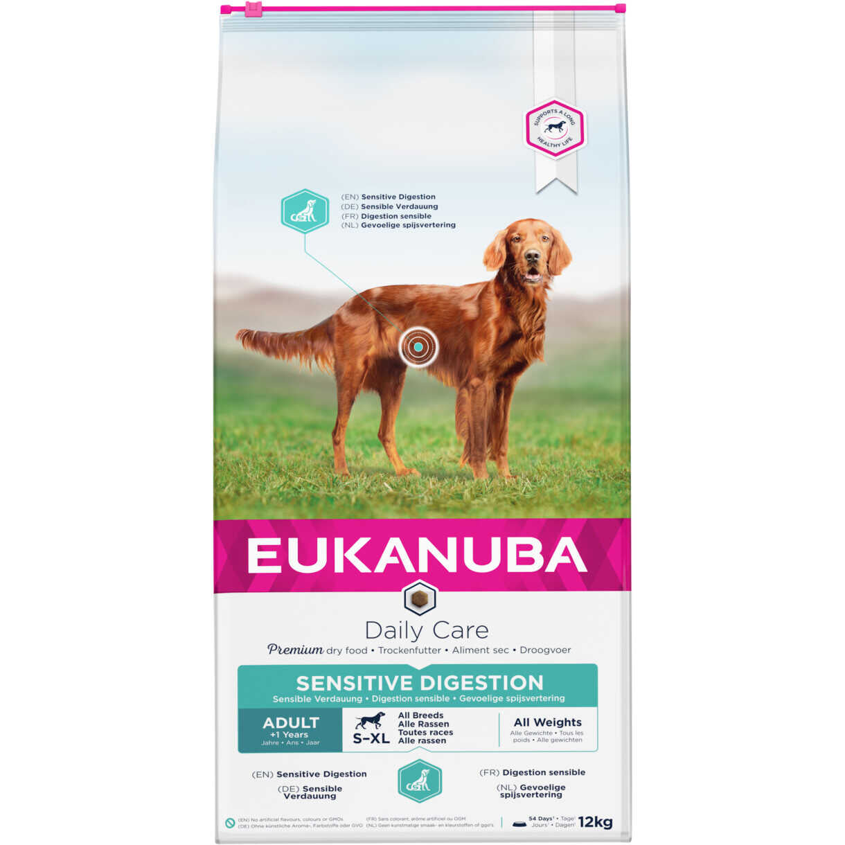 12 kg Eukanuba Daily Care Hundefutter für Hunde mit empfindlichen Mägen